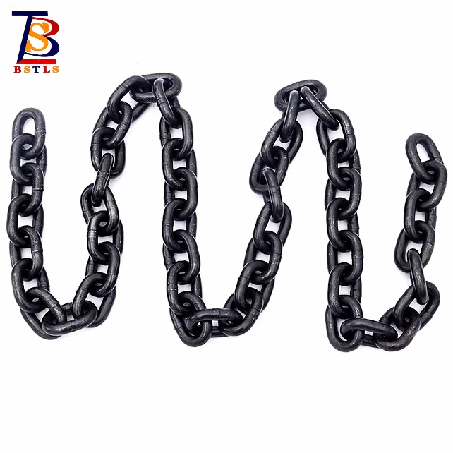 BST G80 Hoist Lifting Link Chain Black Alloy Steel Chain