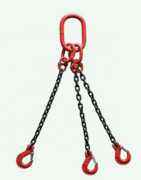 G80 There-Leg Alloy Steel Chain Sling / Chain Lifting Sling