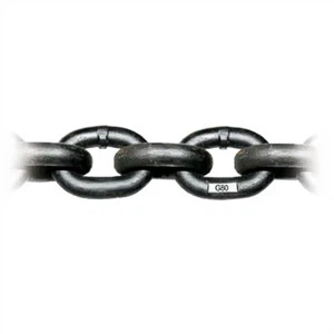 Gweithgynhyrchu Cyflenwad En818-2 Alloy G80 Wedi'i Drin â Chadwyni Llwyth Dur Codi