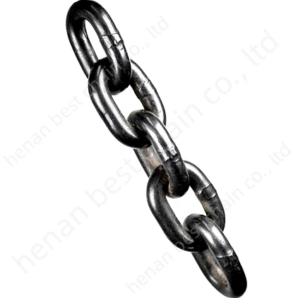 Widely Used G80 25*75mm Black Hoist Lifting Link Chain